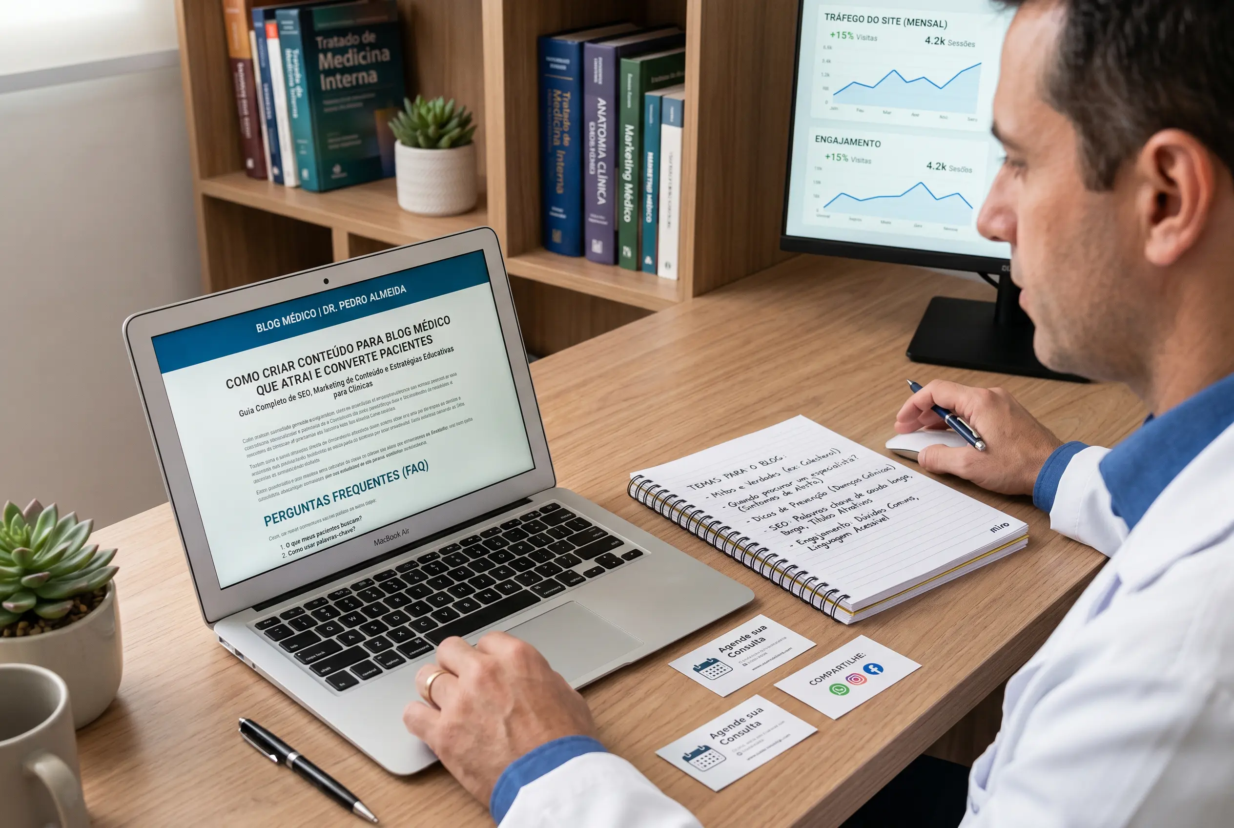 Como Criar Conteúdo para Blog Médico que Atrai Pacientes